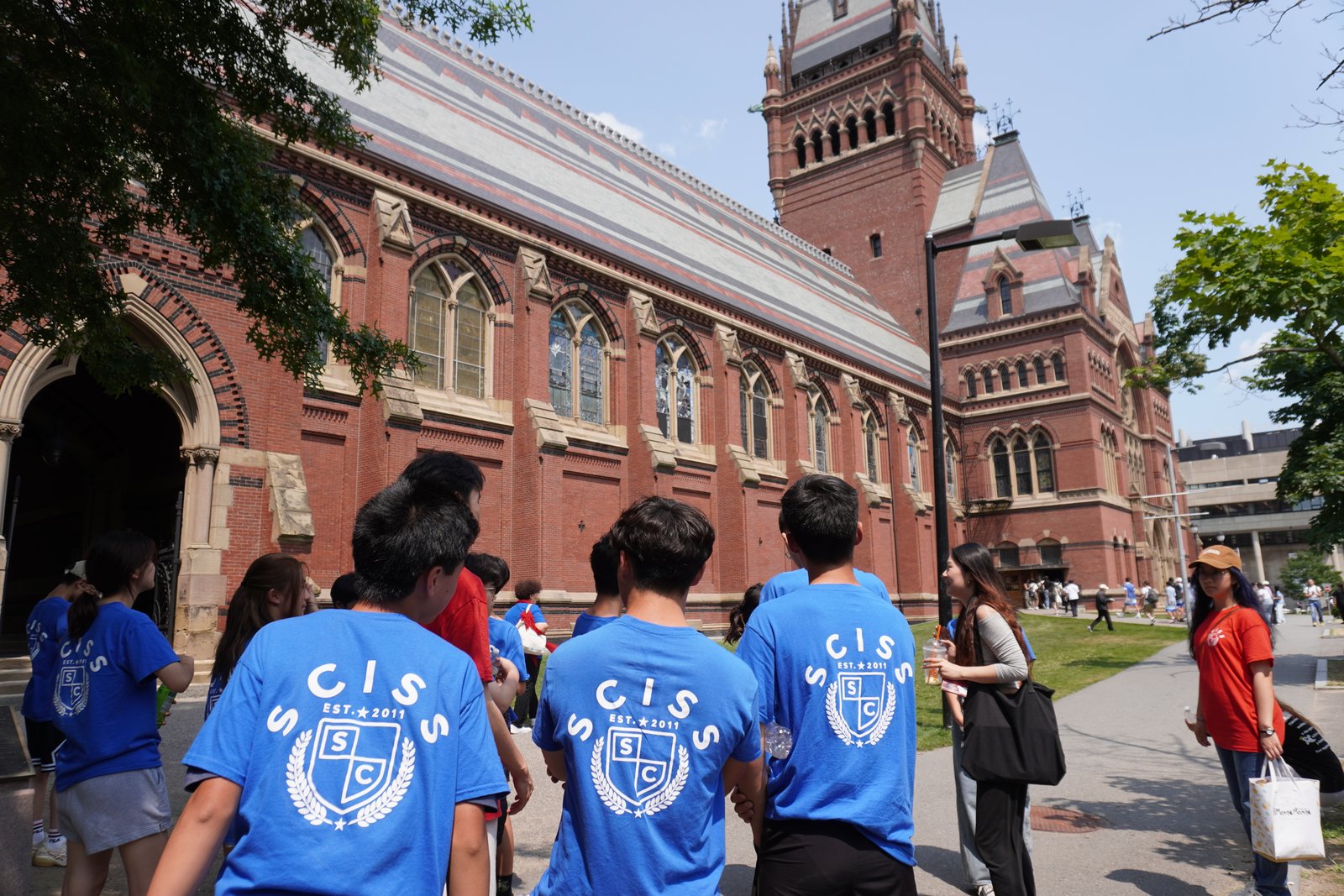 Group photo during Harvard trip